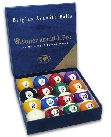 Poolballen 57,2 mm Super Aramith Pro