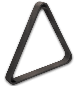 Triangel van hard plastic voor standaard 57,2 mm poolbal